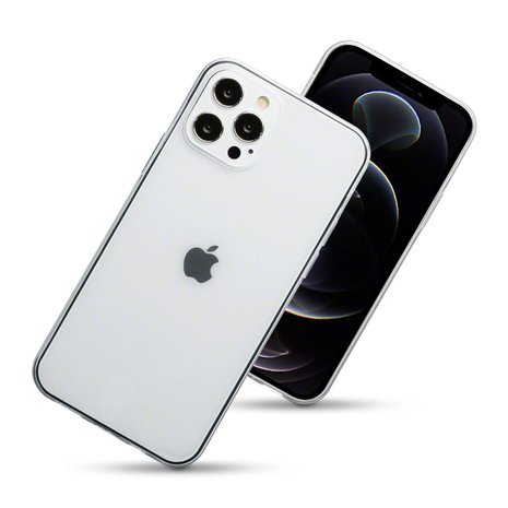 laten we het doen Verwisselbaar onderbreken Apple iPhone 12 / iPhone 12 Pro hoesje, Transparante gel case, Volledig  doorzichtig