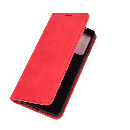 Samsung Galaxy A52 / A52s hoesje - Luxe Wallet Bookcase (Magnetische Sluiting) - Rood