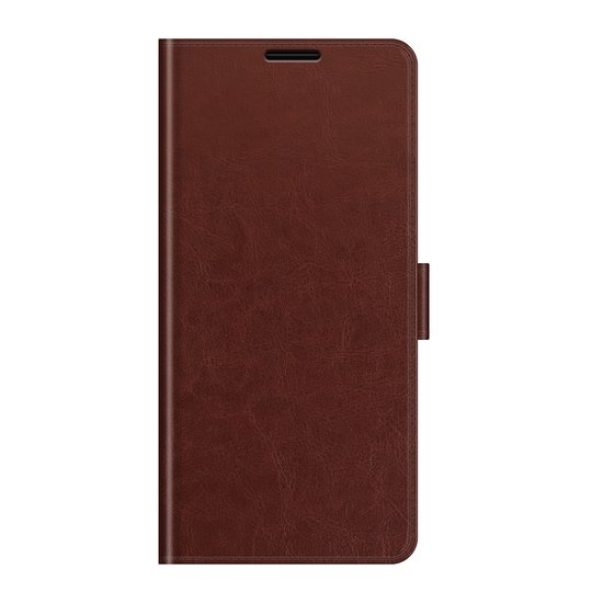 Nokia 1.4 Hoesje - MobyDefend Wallet Book Case (Sluiting Achterkant) - Bruin