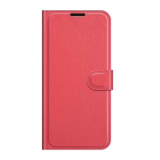 Nokia 1.4 Hoesje - MobyDefend Kunstleren Wallet Book Case (Sluiting Voorkant) - Rood