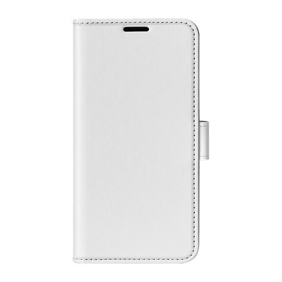 OnePlus 10T Hoesje - MobyDefend Wallet Book Case (Sluiting Achterkant) - Wit