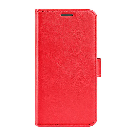 OnePlus 10T Hoesje - MobyDefend Wallet Book Case (Sluiting Achterkant) - Rood