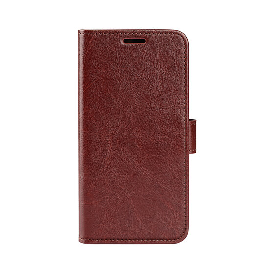 Oppo A17 Hoesje - MobyDefend Wallet Book Case (Sluiting Achterkant) - Bruin