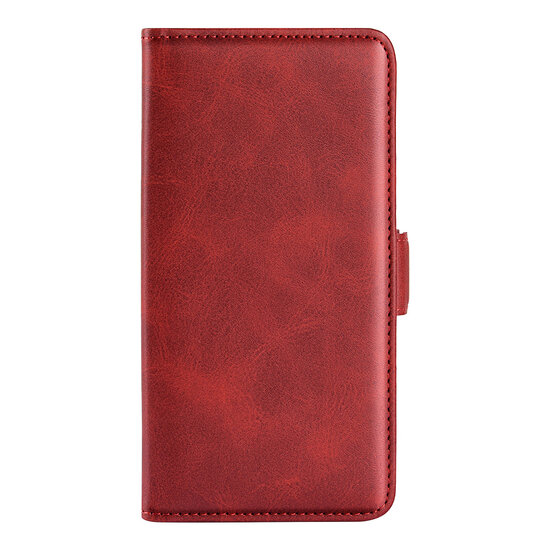 Xiaomi Redmi Note 12 Pro Plus 5G Hoesje - MobyDefend Luxe Wallet Book Case (Sluiting Zijkant) - Rood