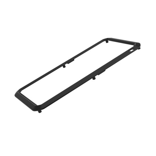 Samsung Galaxy A54 Love Mei, Glazen voorkant met metalen frame, Zwart