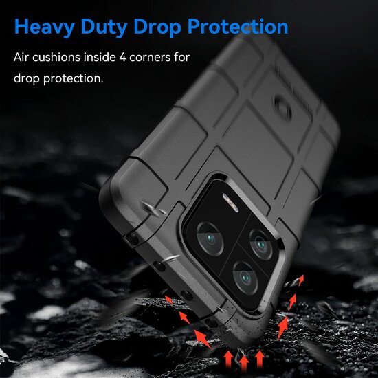 Xiaomi 13 Pro Hoesje - Mobydefend Rugged Shield TPU Backcover - Zwart