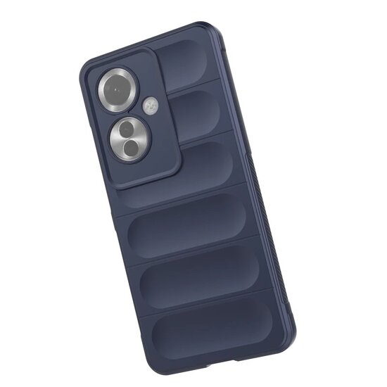 Oppo Reno 11F Hoesje - MobyDefend TPU Gripcase - Paars