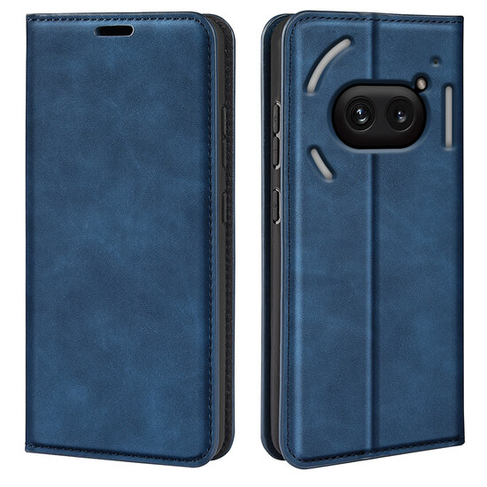 Nothing Phone (2a) Hoesje - Luxe Wallet Bookcase (Magnetische Sluiting) - Blauw