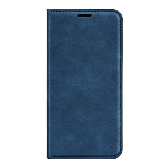 iPhone 14 Hoesje - Luxe Wallet Bookcase (Magnetische Sluiting) - Blauw