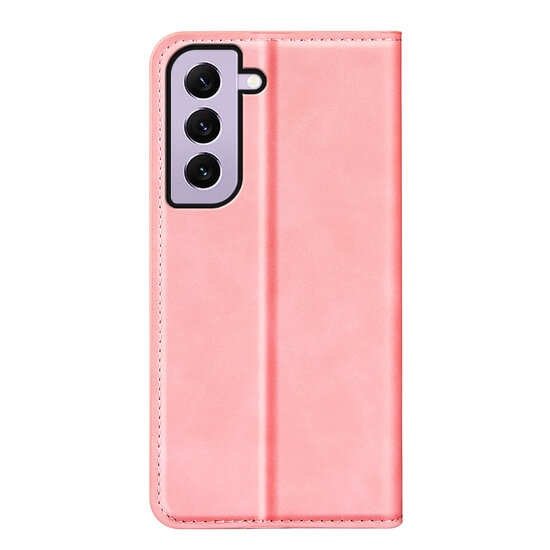 Samsung Galaxy S23 Hoesje - Luxe Wallet Bookcase (Magnetische Sluiting) - Roze