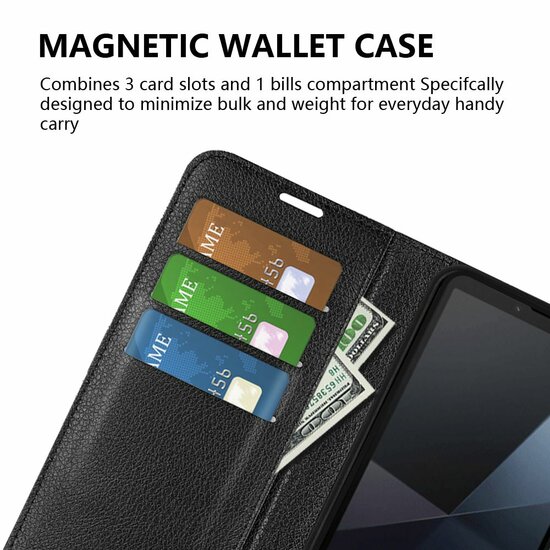 Sony Xperia 10 VI Hoesje - MobyDefend Kunstleren Wallet Book Case (Sluiting Voorkant) - Zwart