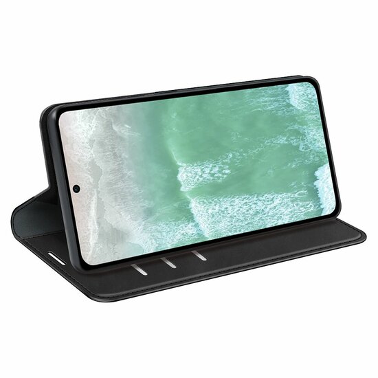 Oppo Reno 11F Hoesje - Luxe Wallet Bookcase (Magnetische Sluiting) - Zwart