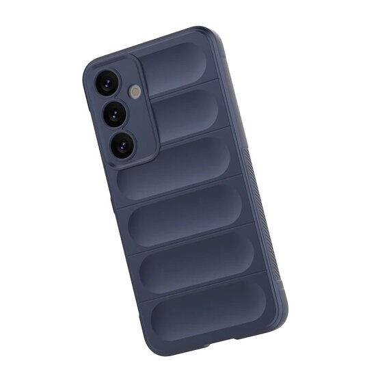 Samsung Galaxy S24 Plus Hoesje - MobyDefend TPU Gripcase - Blauw