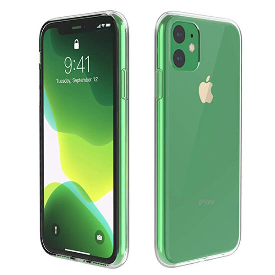 iPhone 11 Pro Hoesje - MobyDefend Transparante TPU Backcover - Volledig Doorzichtig