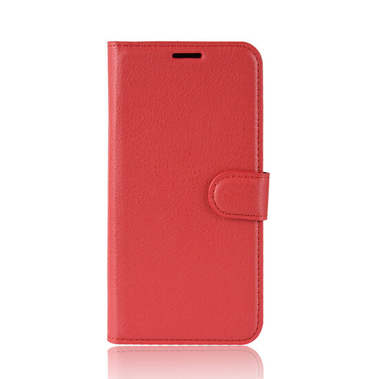 iPhone 11 Pro Hoesje - MobyDefend Kunstleren Wallet Book Case (Sluiting Voorkant) - Rood