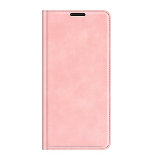 iPhone 13 Hoesje - Luxe Wallet Bookcase (Magnetische Sluiting) - Roze