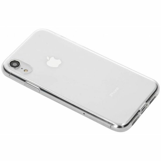 iPhone XR Hoesje - MobyDefend Transparante TPU Backcover - Volledig Doorzichtig