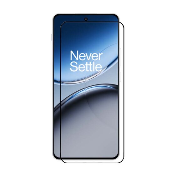 OnePlus Nord 4 Screenprotector - MobyDefend Screensaver Met Zwarte Randen - Gehard Glas