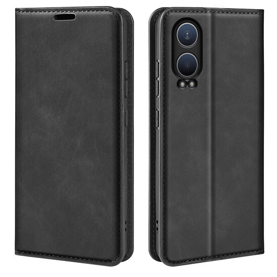 OnePlus Nord CE 4 Lite Hoesje - Luxe Wallet Bookcase (Magnetische Sluiting) - Zwart