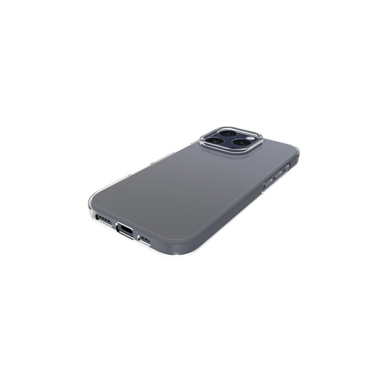 iPhone 16 Pro Hoesje - MobyDefend Transparante TPU Backcover - Volledig Doorzichtig