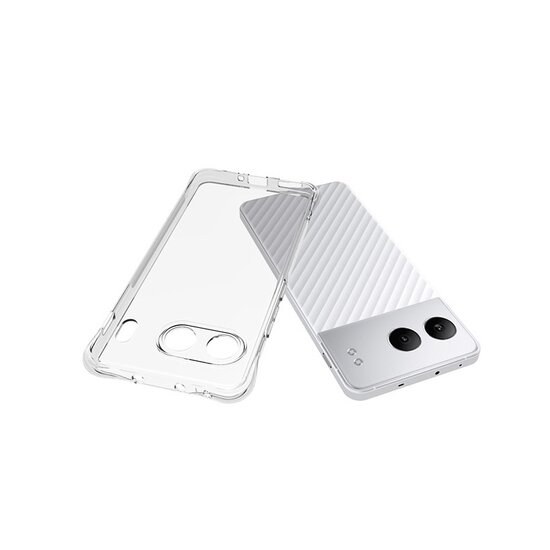 OnePlus Nord 4 Hoesje - MobyDefend Transparante Shockproof TPU Backcover - Verstevigde Hoeken - Volledig Doorzichtig