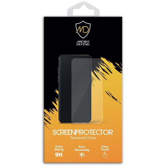 iPhone 16 Screenprotector - MobyDefend Case-Friendly Screensaver - Gehard Glas