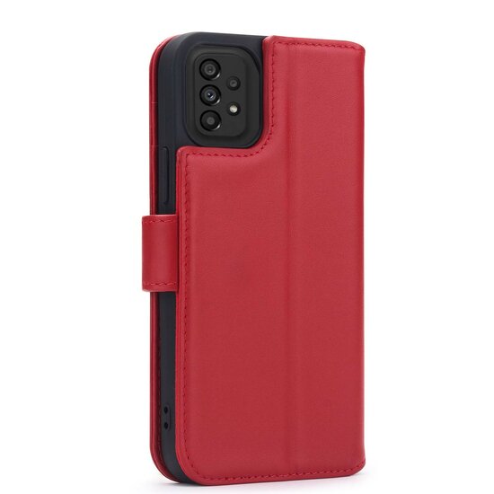 Samsung Galaxy A53 Hoesje - Luxe MobyDefend Wallet Bookcase - Rood