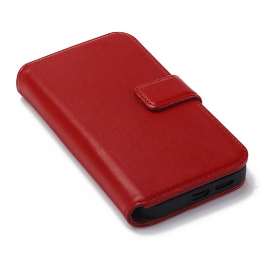 Samsung Galaxy S23 Plus (S23+) Hoesje - Luxe MobyDefend Wallet Bookcase - Rood