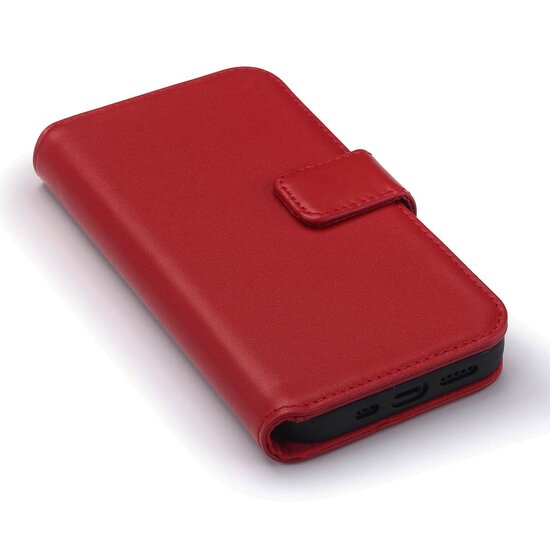 Samsung Galaxy S24 Plus (S24+) Hoesje - Luxe MobyDefend Wallet Bookcase - Rood