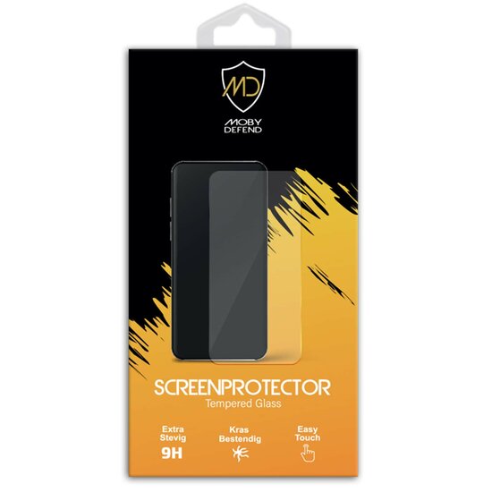 iPhone 16 Pro Screenprotector - MobyDefend Case-Friendly Screensaver - Gehard Glas