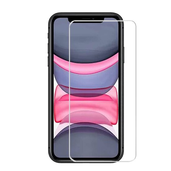 Apple iPhone 11 / iPhone XR Screenprotector - MobyDefend Case-Friendly Screensaver - Gehard Glas