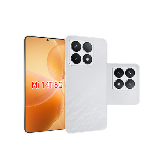 Xiaomi 14T Hoesje - MobyDefend Transparante TPU Backcover - Volledig Doorzichtig