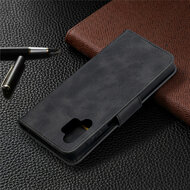 Samsung Galaxy A32 (5G) Hoesje - MobyDefend Wallet Book Case Met Koord - Zwart