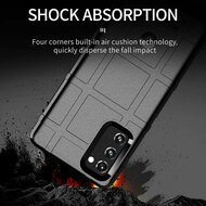 Samsung Galaxy S20 FE Hoesje - Mobydefend Rugged Shield TPU Backcover - Zwart