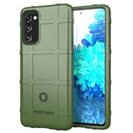 Samsung Galaxy S20 FE Hoesje - Mobydefend Rugged Shield TPU Backcover - Groen