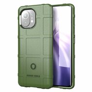 Xiaomi Mi 11 Hoesje - Mobydefend Rugged Shield TPU Backcover - Groen