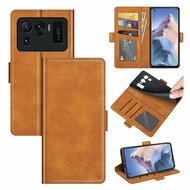 Xiaomi Mi 11 Ultra Hoesje - MobyDefend Luxe Wallet Book Case (Sluiting Zijkant) - Cognacbruin