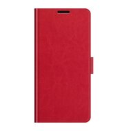 Nokia 1.4 Hoesje - MobyDefend Wallet Book Case (Sluiting Achterkant) - Rood