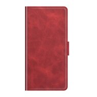 Nokia 1.4 Hoesje - MobyDefend Luxe Wallet Book Case (Sluiting Zijkant) - Rood