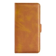 Samsung Galaxy M52 Hoesje - MobyDefend Luxe Wallet Book Case (Sluiting Zijkant) - Lichtbruin