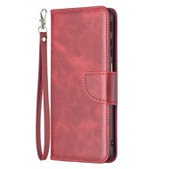 Motorola Moto G31 / Moto G41 Hoesje - MobyDefend Wallet Book Case Met Koord - Rood