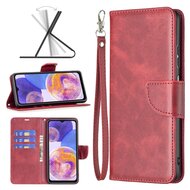 OnePlus 10 Pro Hoesje - MobyDefend Wallet Book Case Met Koord - Rood