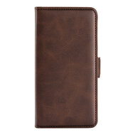 Samsung Galaxy M53 Hoesje - MobyDefend Luxe Wallet Book Case (Sluiting Zijkant) - Bruin