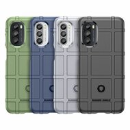 Motorola Moto G82 Hoesje - Mobydefend Rugged Shield TPU Backcover - Zwart