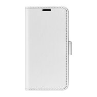 OnePlus 10T Hoesje - MobyDefend Wallet Book Case (Sluiting Achterkant) - Wit