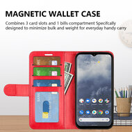 Oppo A17 Hoesje - MobyDefend Wallet Book Case (Sluiting Achterkant) - Zwart