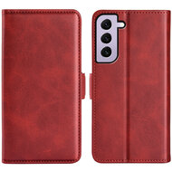 Samsung Galaxy S23 Hoesje - MobyDefend Luxe Wallet Book Case (Sluiting Zijkant) - Rood