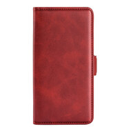 Samsung Galaxy S23 Plus (S23+) Hoesje - MobyDefend Luxe Wallet Book Case (Sluiting Zijkant) - Rood