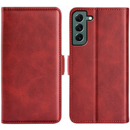 Samsung Galaxy S23 Plus (S23+) Hoesje - MobyDefend Luxe Wallet Book Case (Sluiting Zijkant) - Rood