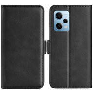 Xiaomi Redmi Note 12 Pro 5G Hoesje - MobyDefend Luxe Wallet Book Case (Sluiting Zijkant) - Zwart